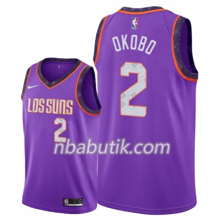 NBA Mænd Trøje Phoenix Suns Elie Okobo 2 2018-19 Nike City Edition Lilla Swingman